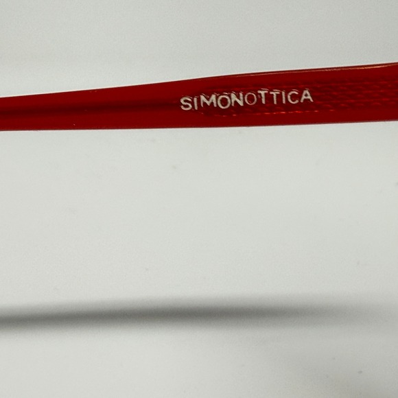Simonottica Papillon Vintage Red Cat Eye Sunglasses Mod 669 Made‎ in Italy 22432 main image 6